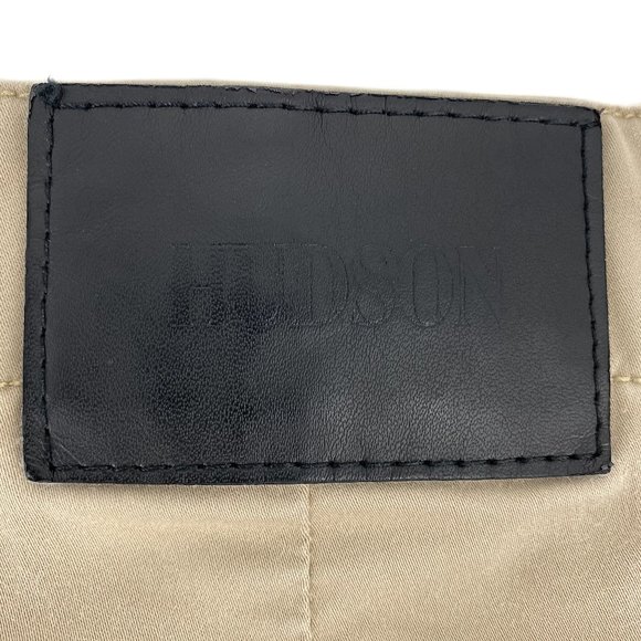HUDSON Chino Khaki Raw Hem Shorts - Picture 5 of 9